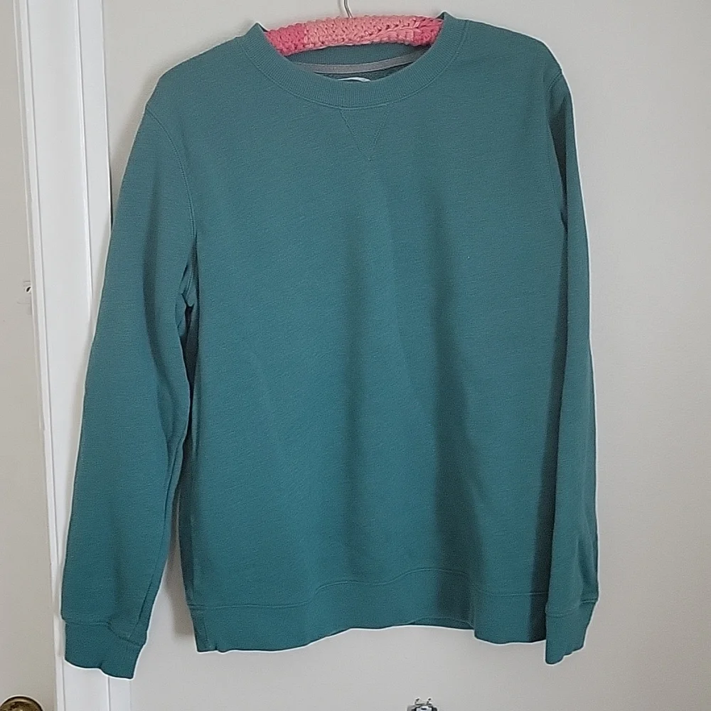 🌻4 for $15🌻 large turquoise heathered sweatshirt - Picture 1 of 5